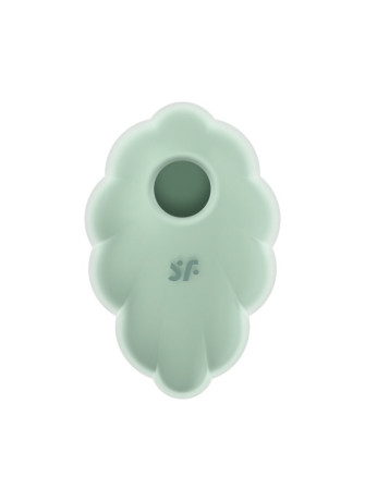 Stimulateur clitoridien par onde de pression sans contact et par vibration USB vert menthe, Cloud Dancer Satisfyer - CC597838